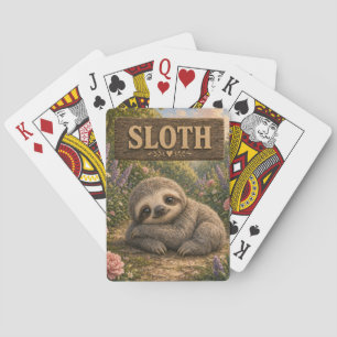 Faultier Süßes Baby-Geschichtenbuch-Nursery-Tier Spielkarten