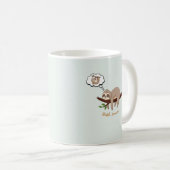 Faultier-Tasse 'Lazy Sloth Mug' – Lustiges Geschen Kaffeetasse (VorderseiteRechts)