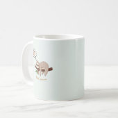 Faultier-Tasse 'Lazy Sloth Mug' – Lustiges Geschen Kaffeetasse (Vorderseite Links)