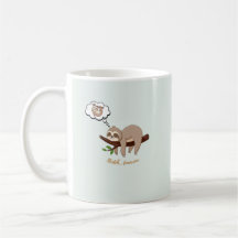 Faultier-Tasse 'Lazy Sloth Mug' – Lustiges Geschen
