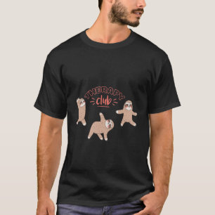 Faultier-Therapie Yoga süß lustig T-Shirt