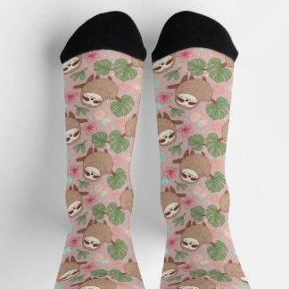 Faultier-Tropentraum Socken