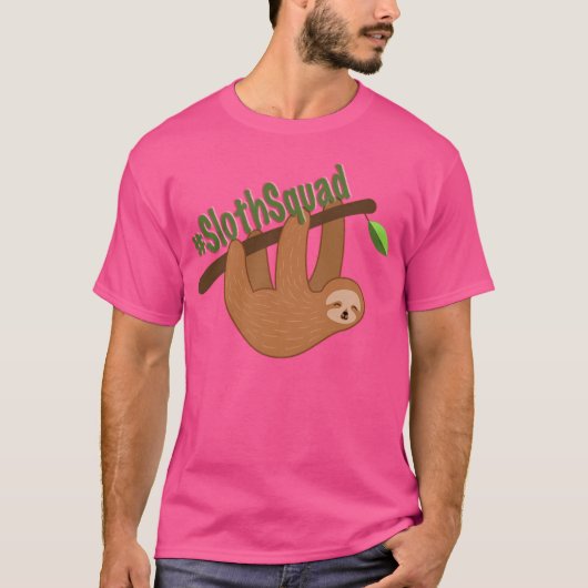 Faultier-Truppe T-Shirt (Vorderseite)