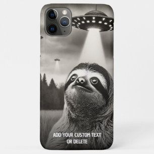 Faultier und Astronaut lieben UFO-Themen-Geschenk Case-Mate iPhone Hülle