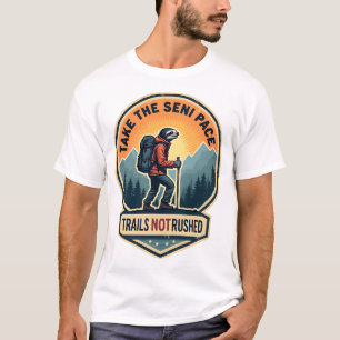 Faultier-Wander-Shirt im Vintage-Stil Lustiges lan T-Shirt