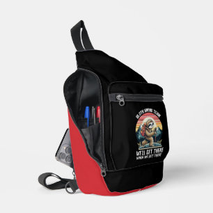 Faultier Wanderabenteuer Crossbody Bag