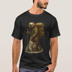 Faultier Wandern T-Shirt
