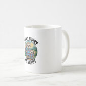 Faultier-Wanderteam Eile nicht Sei glücklich Genie Kaffeetasse (VorderseiteRechts)