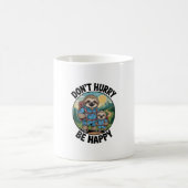 Faultier-Wanderteam Eile nicht Sei glücklich Genie Kaffeetasse (Mittel)