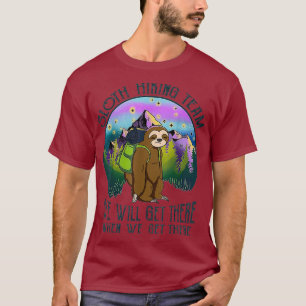 Faultier-Wanderteam-Shirt Lustiges Faultier-Wander T-Shirt