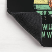 Faultier-Wanderteam Wanderer Camper Lustig Retro Mousepad (Ecke)