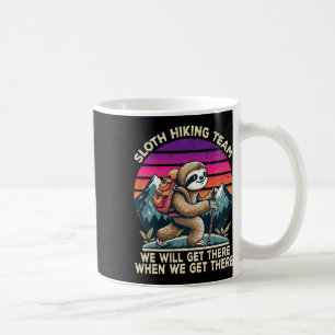 Faultier-Wanderteam-Wandergeschenke Männer Frauen Kaffeetasse