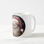 Faultier Weihnachten Kaffeetasse (VorderseiteRechts)