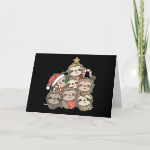 Faultier-Weihnachtsbaum Lustiges Tier Weihnachten