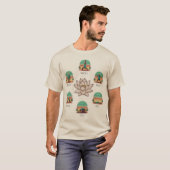 Faultier-Yoga T-Shirt (Vorne ganz)