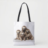 Faultiere Hintergrunddesign Tasche (Vorderseite)