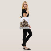 Faultiere Hintergrunddesign Tasche (Am Model)