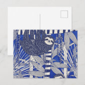Faultiere im Dschungel Postkarte (Vorne/Hinten)