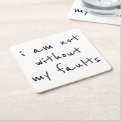 Faults Paper-Untersetzer Rechteckiger Pappuntersetzer (angewinkelt)