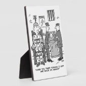 Faulty Electric Chair Cartoon - Funny Fotoplatte (Seite)