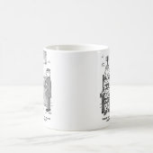 Faulty Electric Chair Cartoon - Funny Kaffeetasse (Mittel)
