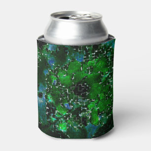 Faulty mosaic of aquatic plant pond night photo dosenkühler