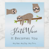 Faulweine Sie werden jedes Jahr zu jeder Jahreszei Weinetikett (Einzelnes Label)