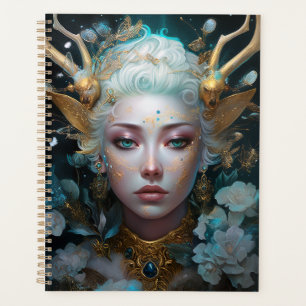 Faun Elf Woman Fantasy Art Planer