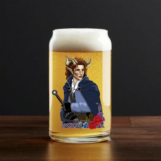 Faun gehörnter Fae Fantasy Dosenglas