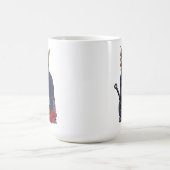 Faun gehörnter Fae Fantasy Kaffeetasse (Mittel)