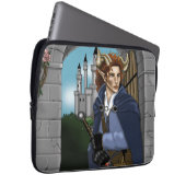 Faun gehörnter Fae Fantasy Laptopschutzhülle (Vorne Rechts)