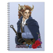 Faun Gehörnter Fae Fantasy  Notizblock (Vorderseite)