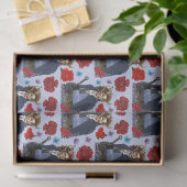 Faun gehörnter Fae Fantasy Seidenpapier (Geschenk)