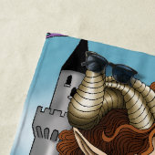 Faun gehörnter Fae Fantasy Strandtuch (Beispiel)