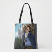 Faun gehörnter Fae Fantasy Tasche (Vorderseite)