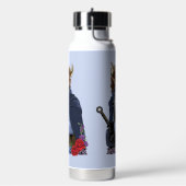 Faun gehörnter Fae Fantasy Trinkflasche (Links)