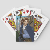 Faun Horned Fae Fantasy  Spielkarten (Rückseite)