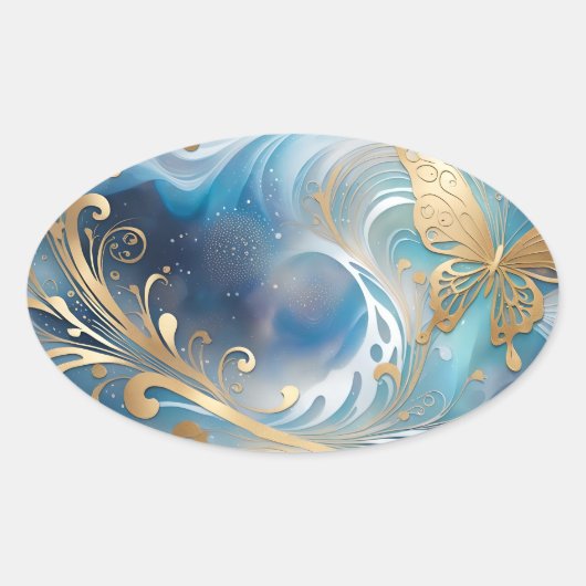 Fauna 1 - 001 ovaler aufkleber (Vorderseite)