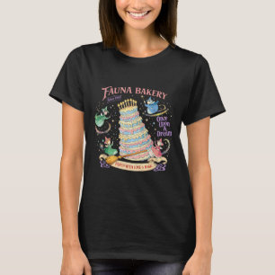 Fauna Bäckerei Magischer Kuchen Fantasie Süße Feen T-Shirt