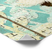 Fauna & Hummingbirds Poster (Ecke)