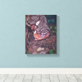 Fauna im Wald Leinwanddruck (Insitu (Holzboden))