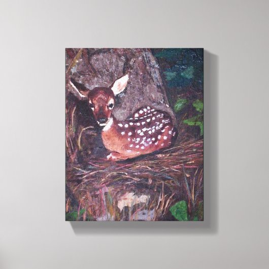 Fauna im Wald Leinwanddruck (Vorderseite)