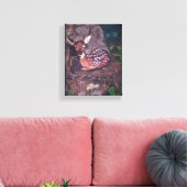 Fauna im Wald Leinwanddruck (Insitu (Wohnzimmer))