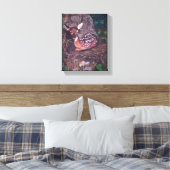 Fauna im Wald Leinwanddruck (Insitu (Schlafzimmer))