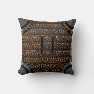 Fauna-Monogramm Kissen
