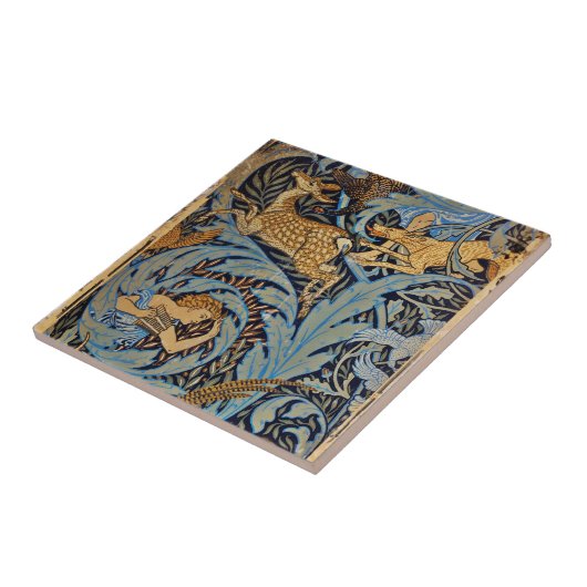 Fauns with Deh and hunds on vine" Fliese (Seite)