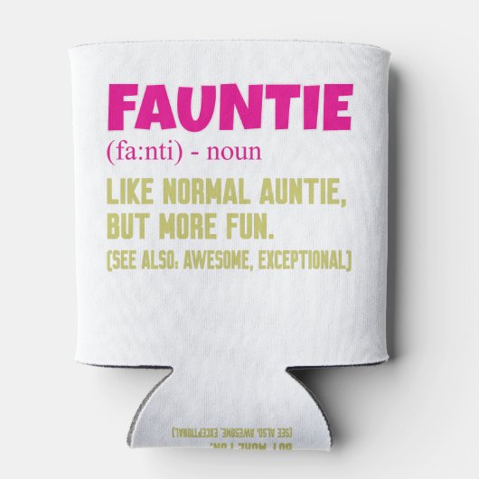 Fauntie Tanttie Dosenkühler (Rückseite)