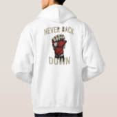 Faust der Herausforderung Hoodie (Rückseite)