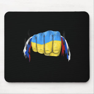 Faust des ukrainischen Stolzes Ich stehe für die U Mousepad