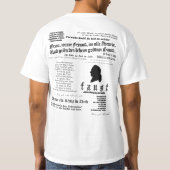 Faust durch goethe - ゲーテの "ファウスト" T-Shirt (Rückseite)